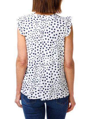 Thumbnail 4: PerSeption Concept Women's Dot Print Top  