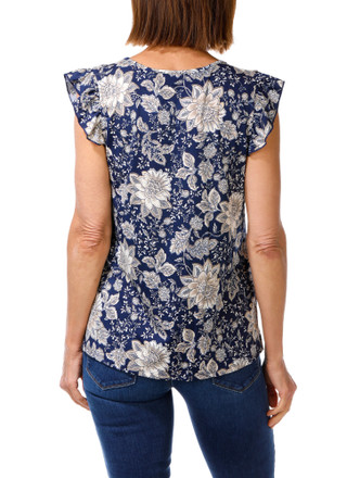 Thumbnail 3: PerSeption Concept Women's Floral Print Top  