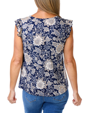 Thumbnail 4: PerSeption Concept Women's Floral Print Top  