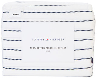Thumbnail 1: Tommy Hilfiger King 4 Pc Cotton Percale Sheet Set 