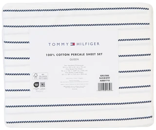 Thumbnail 2: Tommy Hilfiger Queen 4 Pc Cotton Percale Sheet Set 
