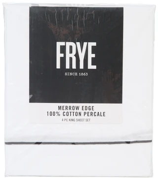 Thumbnail 1: FRYE King 4 Pc Cotton Percale Sheet Set 