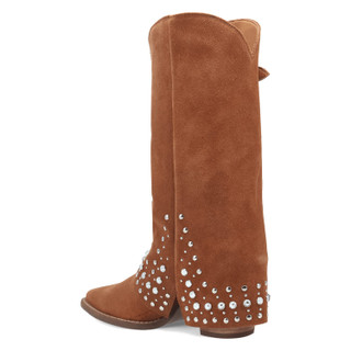Thumbnail 10: Dingo Women's Howdy Honey Suede Leather Boots 