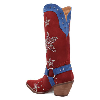 Thumbnail 2: Dingo Women's Lucky Stars Suede Leather Boots 