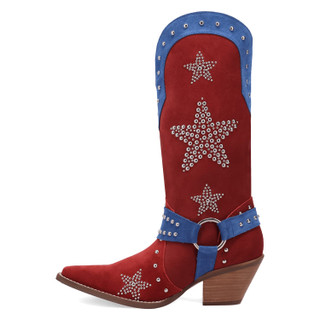Thumbnail 3: Dingo Women's Lucky Stars Suede Leather Boots 
