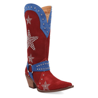 Thumbnail 1: Dingo Women's Lucky Stars Suede Leather Boots 