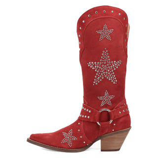 Thumbnail 3: Dingo Women's Lucky Stars Suede Leather Boots 