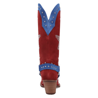 Thumbnail 5: Dingo Women's Lucky Stars Suede Leather Boots 