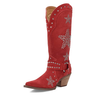 Thumbnail 5: Dingo Women's Lucky Stars Suede Leather Boots 
