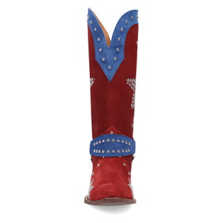 Thumbnail 7: Dingo Women's Lucky Stars Suede Leather Boots 