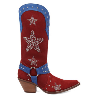 Thumbnail 8: Dingo Women's Lucky Stars Suede Leather Boots 