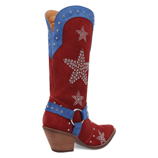 Thumbnail 10: Dingo Women's Lucky Stars Suede Leather Boots 