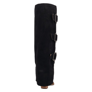 Thumbnail 2: Dingo Women's Buckle Bunny Suede Leather Boots 