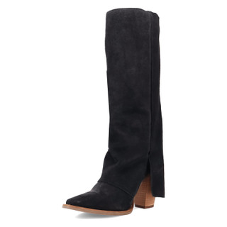 Thumbnail 3: Dingo Women's Buckle Bunny Suede Leather Boots 