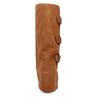 Thumbnail 5: Dingo Women's Buckle Bunny Suede Leather Boots 