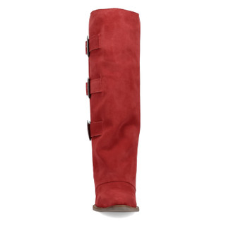 Thumbnail 2: Dingo Women's Buckle Bunny Suede Leather Boots 