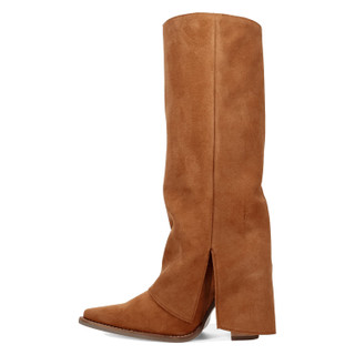 Thumbnail 9: Dingo Women's Buckle Bunny Suede Leather Boots 