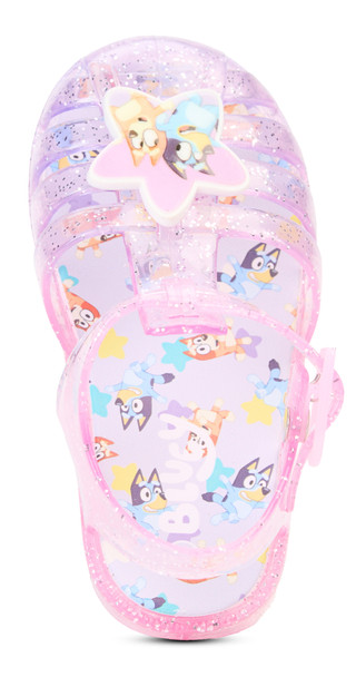 Thumbnail 4: BLUEY Toddler Girls Bluey Glitter Slide Sandals 