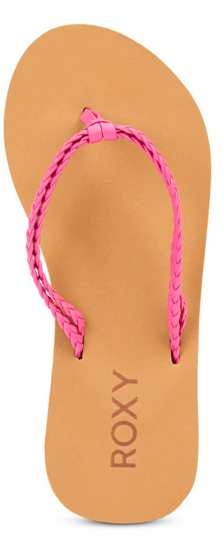 Thumbnail 5: ROXY Girls Braided Strap Flip Flops 