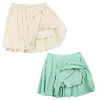 Thumbnail 2: Lucky You Girls 2 Pk textured Pleated Skorts  