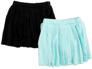 Thumbnail 1: Lucky You Girls 2 Pk textured Pleated Skorts  
