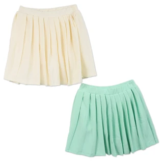 Thumbnail 1: Lucky You Girls 2 Pk textured Pleated Skorts  
