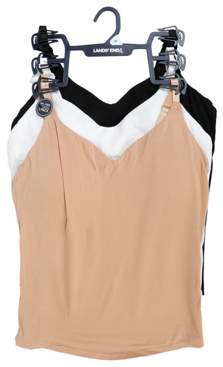Thumbnail 1: Lands End Women's 3 Pk Shapewear Camis 