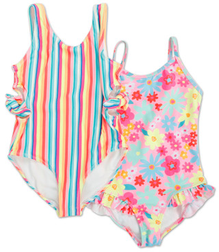 Thumbnail 1: BMAGICAL Girls 2 Pk One Piece Swimsuits  