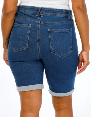 Thumbnail 3: Angels Plus Sculpt Bermuda Denim Shorts 