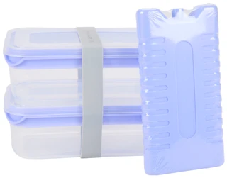 Thumbnail 4: Silver One 12 Pc Large Insulated Lunch Tote Set 