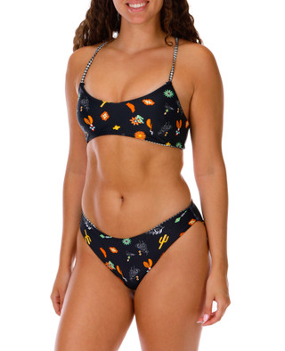 Thumbnail 2: Cyn & Luca Juniors Reversible Ruched Back Bikini Bottoms 
