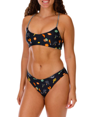 Thumbnail 2: Cyn & Luca Juniors Reversible Ruched Back Bikini Bottoms 