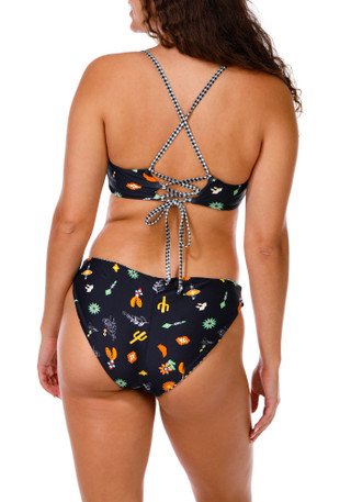 Thumbnail 3: Cyn & Luca Juniors Reversible Ruched Back Bikini Bottoms 