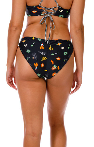 Thumbnail 4: Cyn & Luca Juniors Reversible Ruched Back Bikini Bottoms 