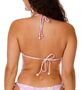 Thumbnail 4: BILLABONG Juniors Lula Peaceful Petals Triangle Bikini Top 