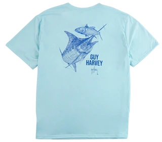Thumbnail 2: Guy Harvey Men's Short Sleeve Performance T-Shirt 
