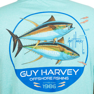 Thumbnail 3: Guy Harvey Men's Short Sleeve Performance T-Shirt 