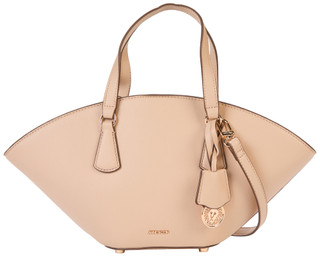 Thumbnail 1: ANNE KLEIN Small Curved Tote with Detachable Strap 