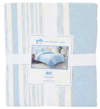 Thumbnail 1: Southern Tide Westlake Center Striped Quilt  