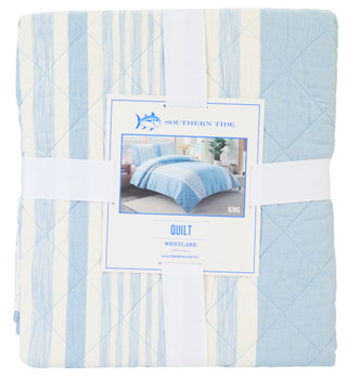 Thumbnail 2: Southern Tide Westlake Center Striped Quilt  