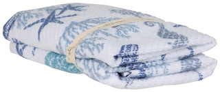 Thumbnail 2: Panama Jack 2 Pk Sea Life Cotton Hand Towels 