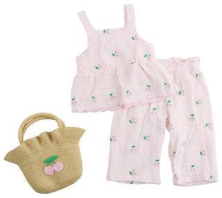 Thumbnail 1: RACHEL ZOE Baby Girls 3 Pc Cotton Gauze Set 