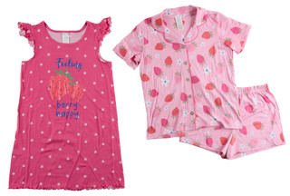Thumbnail 1: Rene Rofe Big Girls 3 Pc Print Pajama Set 