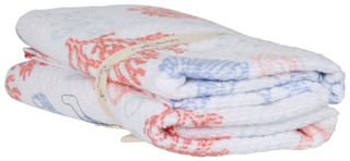 Thumbnail 2: Panama Jack 2 Pk Coastal Turtle Cotton Hand Towels 