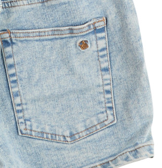 Thumbnail 3: Jessica Simpson Big Girls 2 Pc Smocked Top and Denim Skort Set 
