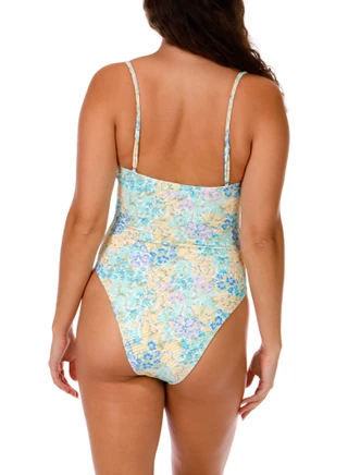 Thumbnail 2: BILLABONG Juniors Morgan Morning Swell One Piece Swimsuit 