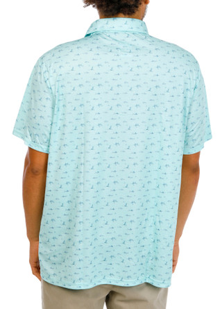 Thumbnail 4: Guy Harvey Men's Short Sleeve Knit Polo Shirt 