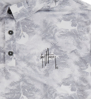 Thumbnail 3: Guy Harvey Men's Short Sleeve Knit Polo Shirt 