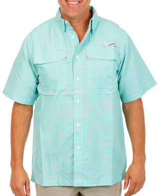 Thumbnail 1: Habit Men's Outdoor Skirr Short Sleeve River Woven Button Down 