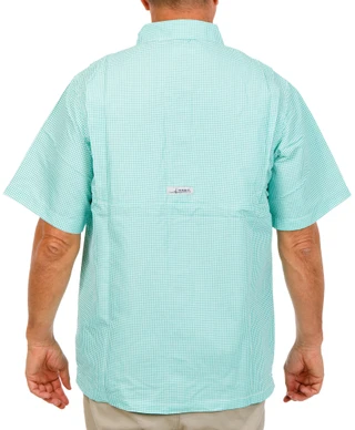 Thumbnail 2: Habit Men's Outdoor Skirr Short Sleeve River Woven Button Down 